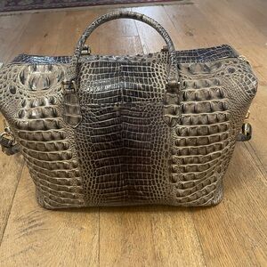 Brahmin  Duxbury Weekender Brindle Travel Bag with Structured Interior